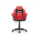 Офисное кресло Chairman Kids 110 61x59x32 см искусственная кожа цвет черный/ красный