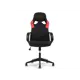 Офисное кресло Бюрократ Zombie Runner 83x66x32 см ткань цвет черный/красный