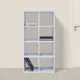 Стеллаж Velardy Cubic Line 68.8x136x32 см ЛДСП цвет белый матовый