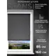 Рулонная штора Lm decor Джинсовая 44-02 темно-серый 85x160 см