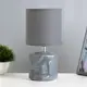 Настольная лампа Risalux аманда E14 40 Вт 13x13x26.5 см gmn-0233 9627079 цвет серый/серебристый