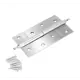 Петля накладная Altezta 1007 120x75x2.5 с корон. хром матовый правая