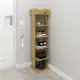 Шкаф для обуви Velardy Home Place 32x120x30 см 6 полок ЛДСП цвет дуб крафт золотой
