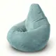 Кресло-мешок Bean joy XXXL 95x130x95 см 3D велюр цвет мятный