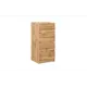 Комод Нк-Мебель Stern Т-2 40.20x89.50x43.30 см 4 ящика ЛДСП цвет коричневый
