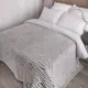 Плед La notta Зебра MV63361/19BE, 150x200 см, велюр, цвет серо-бежевый