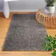 Ковер Фризе Шегги Nil T600 Brown прямой 80x150 см полипропилен
