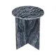 Журнальный столик круглый Гласар 51x51x56 см черный