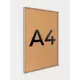 Рамка Первое ателье Niel-2sm-21x29 см, алюминий, цвет серебристый