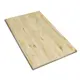 Кухонная столешница прямоугольная Брус-ок 120x80x2.8 см ель цвет бежевый