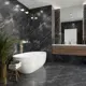 Керамогранит Primavera grit granula 78545 60x120см 1.44 м² цвет черный, цена за упаковку