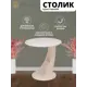 Приставной столик круглый Wissar home Акцент 60x60 см дуб шампань