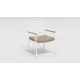 Стул садовый Gardenini Calma 57x86x60 см цвет белый
