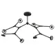 Корпус светильника подвесной поворотный для крепления D85 Ambrella Light серия-C DIY Spot C9060 цвет черный