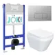 Комплект инсталляция с унитазом Joki JKS701033202CH цвет белый