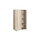 Шкаф распашной Формула Мебели Дельта лофт 91x143x43 см ЛДСП цвет дуб светлый