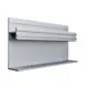 Плинтус скрытого монтажа AlPro13 7210 с нижней полкой серебро 48x12.7x2700 см 5 шт