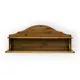 Настенная полка Фабрика скандия 120x47 см массив сосны цвет карелия