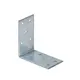 Уголок крепежный Vormann 75x75x40x2 мм оцинкованный