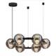 Люстра подвесная светодиодная Odeon light 5041-60l 28 м² нейтральный белый свет цвет черный
