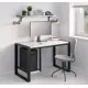 Компьютерный стол Weldwood Milano л 122x75x64 см металл цвет белый глянец