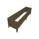Грядка оцинкованная Upforming 200x50x45 см 8017 коричневый