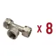 Тройник комбинированный Aqualink 16x3/4"x16 мм ВР латунь k18615