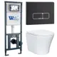 Комплект инсталляция с унитазом Weltwasser Mar JKS802410SMB цвет белый