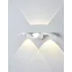 Настенный светильник светодиодный влагозащищенный Flylight Ufowh теплый белый (желтый) свет цвет белый