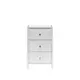Комод 3 ящика Leset Хайди 3 46x77.30x30 см сталь цвет белый
