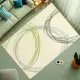 Ковер Mc Three Casino 5440 8V16 cream green 80x150 см полипропилен