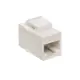 Адаптер проходной Ekf Teracom Cat.5E неэкранированный RJ45-RJ45 тип Keystone цвет белый