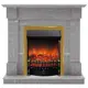 Каминокомплект Realflame Andrea Std Gr-F716 с очагом Fobos-S Lux Br 750Вт мрамор серый