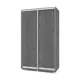 Шкаф-купе МФ Модерн Роланд 220x130x45 см 7 полок ЛДСП цвет камень темный