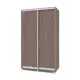 Шкаф-купе МФ Модерн Роланд 220x130x45 см 7 полок ЛДСП цвет ясень шимо