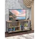 Тумба под телевизор Estente Hugo-2.5.27.16.bl22.9k9 118x60x30 см металл цвет дуб сонома