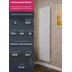 Радиатор Axxinot Cardea 1700/48 сталь 10 секций нижнее подключение цвет белый
