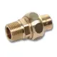 Сгон самоуплотняющийся Sanha 3/4"x22 мм НР-ВП бронза