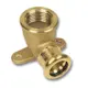 Пресс-фитинг Sanha 1/2"x22 мм ВР-ВПР бронза