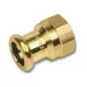 Пресс-фитинг с муфтой Sanha 3/4"x22 мм ВР-ВПР бронза