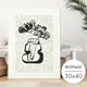 Постер 28 картин Цветы в вазе рисунок 40x30 см