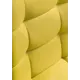Стул Мебельные Решения Чилли 43.50x87.50x50 см велюр цвет черный/горчичный