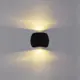 Светильник уличный настенный светодиодный Reluce 86008-9.2-002tlb led2*3w bk IP20 цвет черный