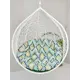 Подушка для подвесного кресла Everena round green ornament 120x120 см разноцветная