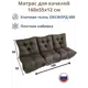 Матрас для садовых качелей Everena Outdoor swing tafting oxford choko 160x55 см коричневый