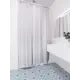 Штора для ванной Raindrops Жаккард 180x200 см полиэстер цвет белый