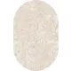 Ковер Milana 0A096A Beige-Beige овал 160x230 см Полиэстер цвет Бежевый