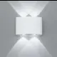Настенный светильник светодиодный влагозащищенный Flylight 4cw холодный белый (голубой) свет цвет белый