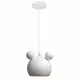 Светильник подвесной Flylight Pdl-panda-bel 1 лампы 8 м² цвет белый