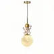 Светильник подвесной Flylight Pdl-astronaut-jel 1 лампы 8 м² цвет желтый